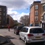 Amhurst - Rectory road: today's situation, view from Rectory northern branch