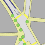 Amhurst - Rectory: sketched redesign proposal including new trees